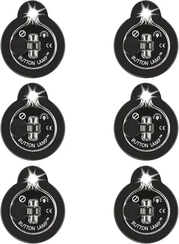 Miniatura 10 de Panther Vision Paquete de luces LED adhesivas con botón, ligeras, ultra pequeñas, ultra brillantes, luces LED utilitarias (paquete de 18)
