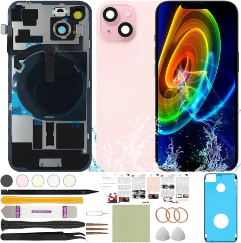 Miniatura 47 de Funda trasera de repuesto compatible con iPhone 8 de 4.7" + Herramientas profesionales (Gris espacial)