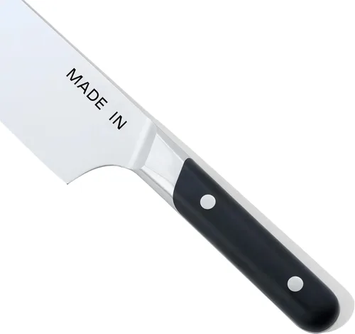 Miniatura 2 de Made In Cookware - Cuchillo de chef de 8 pulgadas - Fabricado en Francia - Espiga completa con mango negro de trufa