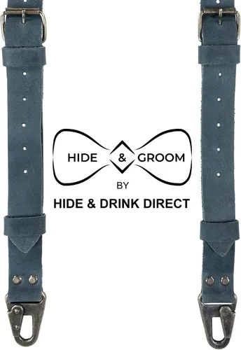 Miniatura 4 de Hide & Groom, Tirantes renacentistas de cuero, arnés de soporte de espalda vintage para hombre, ganchos de metal para hombre, Steampunk, hecho a mano