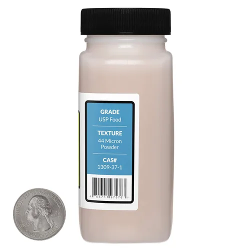 Miniatura 2 de Óxido de hierro magnético rojo [y-Fe2O3] 99% USP polvo de grado alimenticio 12 onzas en 4 botellas