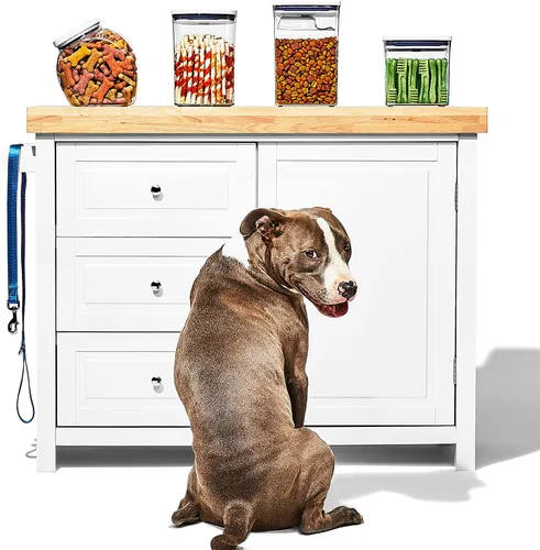 Miniatura 8 de OXO Good Grips Recipiente POP para mascotas – 2.6 L/2.8 Qt Ideal para hasta 3 libras de comida para perros o 2 libras de comida para gatos Blanco
