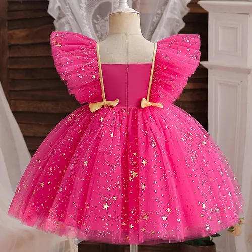 Miniatura 3 de Todder - Vestido de encaje para bebé, para fiesta de cumpleaños, bautizo