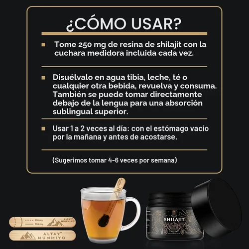 Miniatura 6 de Resina de Shilajit con Ácido Fúlvico y Minerales Traza, Shilajit Siberiano Original Puro con 85+ Ácido Húmico Suplemento en Gel para Energía