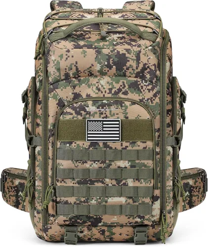 Miniatura 11 de Maelstrom Mochila táctica para hombre, resistente al agua, mochila militar de 40 L, para senderismo, campamento, gimnasio con sistema Molle, 15,6