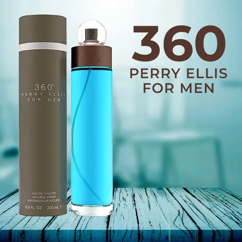 Miniatura 4 de Perry Ellis 360 For Men Eau De Toilette Spray 6.7 onzas, transparente