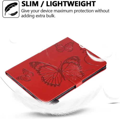 Miniatura 6 de Funda tipo folio para iPad Pro de 11 pulgadas 2018-2022, iPad Air de 11 pulgadas y 10.9 pulgadas, Techcircle Butterfly en relieve, funda inteligente