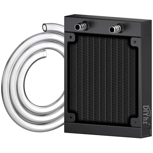 Radiador de Refrigeración por Agua para Computadora, Intercambiador de Calor de Aluminio de 12 Tubos, Radiador de Refrigeración Líquida, Disipador