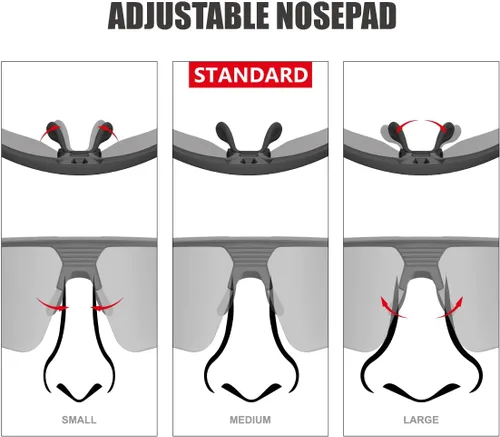 Miniatura 6 de Q217 HD Gafas de sol polarizadas para mujeres y hombres, ciclismo, correr, pesca, senderismo, golf, béisbol, voleibol, deportes al aire libre, Q217