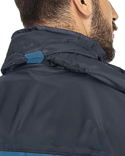 Miniatura 66 de 33,000ft - Chaqueta de lluvia impermeable y plegable para hombre, ligera, con capucha, cortavientos ideal para golf o ciclismo