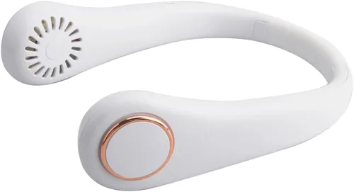 Miniatura 3 de Wireless Express Ventilador de cuello sin aspas con banda para el cuello, ventilador pequeño y ligero, mini ventilador USB portátil, ventilador Negro