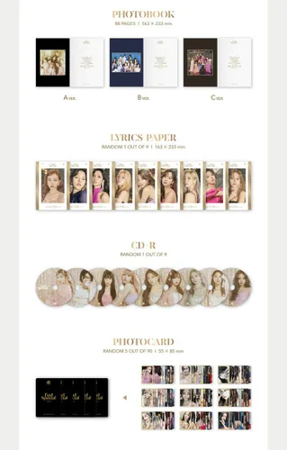 Miniatura 2 de TWICE FEEL SPECIAL 8th Mini Album [ A + B + C ] 3VER SET 3CD+3 Photo Book+18 Card+etc K-POP SEALED+TRACKING CODE