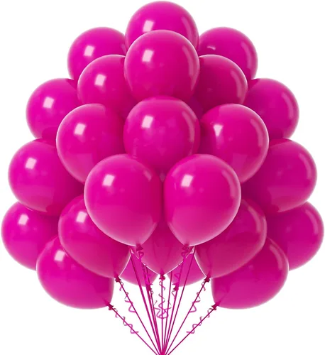 Miniatura 10 de FOTIOMRG - Globos negros de 12 pulgadas, paquete de 50 globos de fiesta negros de buena calidad para cumpleaños, graduación, baby shower, Halloween
