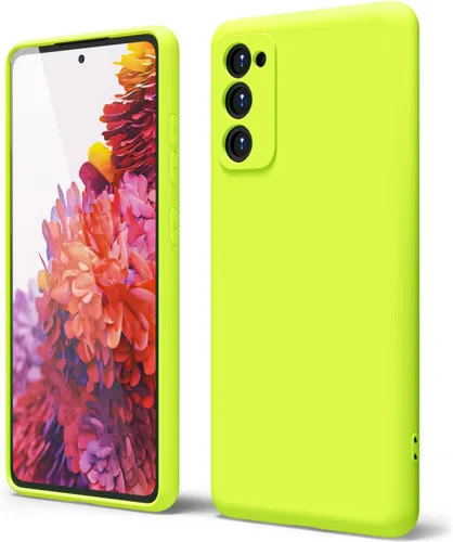 Miniatura 454 de oakxco Funda para teléfono Samsung Galaxy S21 Ultra con agarre de silicona líquida, bonita funda delgada y delgada de goma suave de TPU lisa