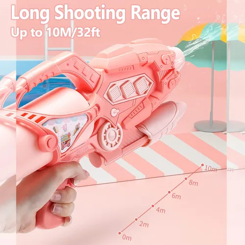 Miniatura 5 de Super Pistolas de agua para adultos y adolescentes Pistola de chorro de agua grande de 1200 cc Adultos Super Soaker de largo alcance Pistolas
