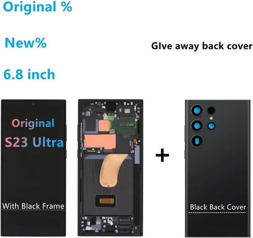 Miniatura 3 de 6.8 pulgadas original para Samsung Galaxy S23 Ultra SM-S918U SM-S918U1 SM- S918B SM-S918W SM-S918E LCD S23 Ultra Display reemplazo del conjunto