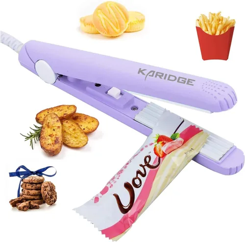 Miniatura 10 de Sellador de Bolsas de Papas Fritas con Sellado Térmico, Gadgets de Cocina, Mini Resellador de Bolsas para Almacenamiento de Alimentos, Sellador