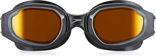 Miniatura 2 de Speedo Hydro Comfort - Gafas de natación unisex para adultos Negro espejado/ámbar