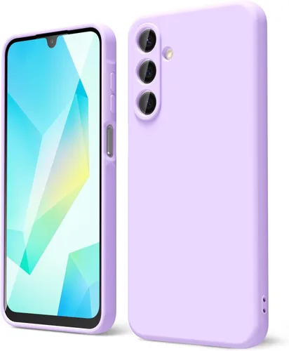 Miniatura 26 de oakxco Funda para teléfono Samsung Galaxy A12 con agarre de silicona líquida, linda delgada fina suave cubierta de gel de goma TPU lisa para mujeres