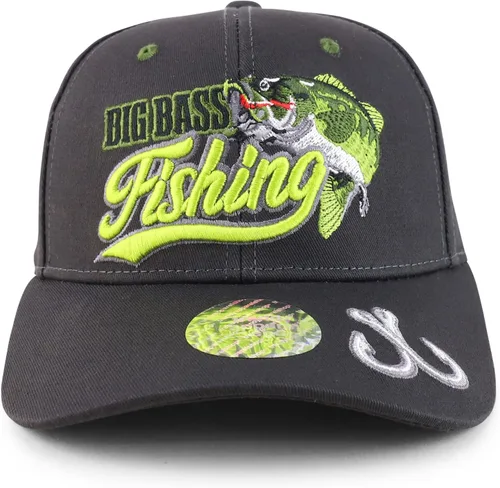 Miniatura 2 de Trendy Apparel Shop Gorra de béisbol ajustable bordada de pesca de caza