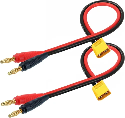 Miniatura 8 de EC3 Adaptador de conector de enchufe, EC3 macho a conector macho banana de 0.157 in con cable de 12 AWG 11.8 in (11.8 pulgadas) para juguetes
