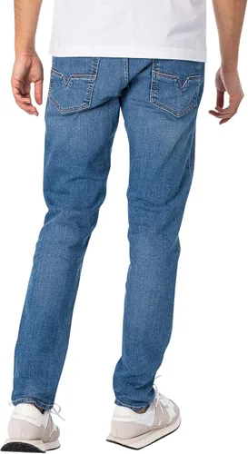 Miniatura 3 de Diesel Larkee - Jeans regulares para hombre, color azul