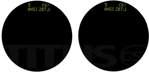 Miniatura 7 de TITUS Lentes de repuesto Copa Tipo C Marco Calidad Industrial Gafas de soldadura UV IR Verde 5 7 8 9 10 11 12 13 o 14 Filtro