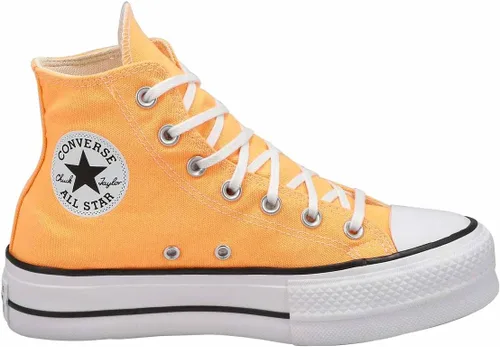 Miniatura 4 de Converse - Chuck Taylor All Star Tenis de mujer altos de plataforma con diseño de leopardo