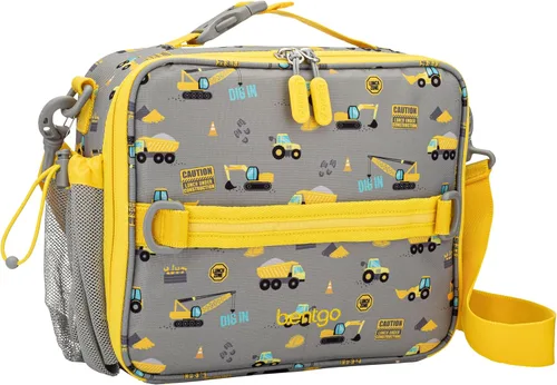 Bentgo - Bolsa de almuerzo para niños - Bolsa de almuerzo duradera, de doble aislamiento para niños de 3 años en adelante; contiene lonchera,