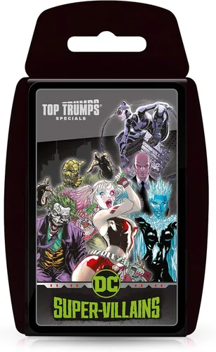 Miniatura 2 de Top Trumps Juego de cartas DC Super Villains - Juegos familiares para niños y adultos - Juegos de aprendizaje - Juegos de cartas para niños para 2