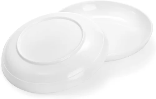 Miniatura 4 de Fasmov Tazones de melamina para pasta, paquete de 6 cuencos grandes de 8 pulgadas y 20 onzas, cuencos de ensalada poco profundos, platos profundos