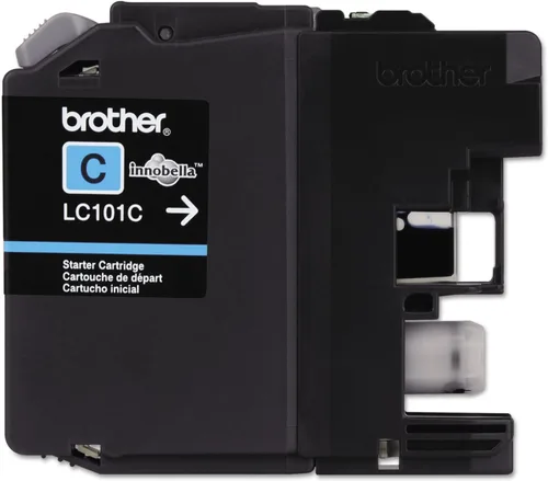 Miniatura 7 de Brother - Cartucho original de tinta negra de rendimiento estándar, LC101BK, tinta negra de repuesto, rendimiento de hasta 300 páginas, LC101