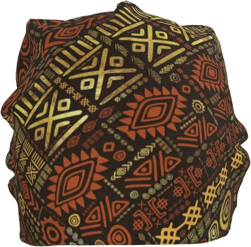 Miniatura 10 de Gorro africano holgado para adultos, tejido elástico, de calavera, gorro de invierno para exteriores para mujeres y hombres