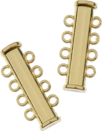 Miniatura 28 de John Bead Beadwork Findings - Colgante dorado (3 unidades)
