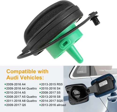 Miniatura 2 de Tapa de gasolina 8K0201550N Reemplazo para Audi A4, A4 Quattro, A5, A5 Quattro, A8 Quattro, Q5, RS5, S4, S5, S8, SQ5, Allroad Reemplazar 8K0 201 550