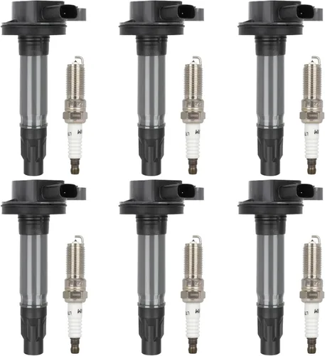 Miniatura 26 de ECCPP UF765 4 bobinas de encendido con 4 bujías de iridio A4 Q5 2014-2020 l4 2.0L 1.8L UF765