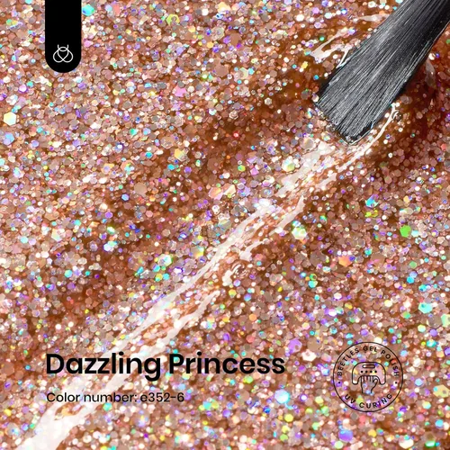 Miniatura 449 de Beetles - Esmalte de uñas de gel marrón – 0.5 onzas líquidas de esmalte de gel marrón oscuro, lámpara LED UV para uñas, regalo de manicura para I