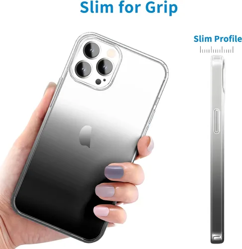 Miniatura 3 de JJGoo Funda compatible con iPhone 14 Pro Max transparente, protectora, a prueba de golpes, delgada y fina, cubierta de parachoques suave, fundas
