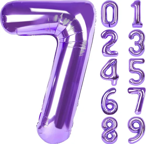 Miniatura 45 de SINBEE Globo dorado del número 10, papel de aluminio Mylar de 40 pulgadas, decoración de fiesta reutilizable para cumpleaños, aniversario, Oro