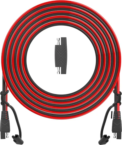 Miniatura 10 de OYMSAE Cable de extensión SAE, cable de desconexión rápida SAE de 6 pies 16 AWG a SAE, cable conector de extensión SAE para motor de arrastre