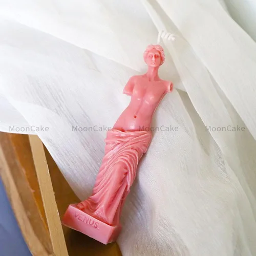 Miniatura 6 de Molde de silicona para velas Venus de Milo, mitología griega romana, diosa, afrodita, moldes para velas 3D, aromaterepía, molde de estilo nórdico