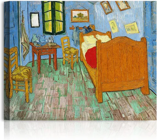 Miniatura 91 de A&T ARTWORK Noche estrellada sobre el Ródano de Vincent Van Gogh. Tamaño del marco: 36 x 30 pulgadas, tamaño de la imagen: 30 x 24 pulgadas