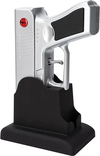 Miniatura 6 de Abridor de vino con pistola eléctrica, sacacorchos, batería recargable, extractor de corcho electrónico de vinos abiertos, regalos únicos de Plateado