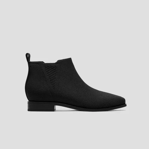 Miniatura 4 de VIVAIA Ryan - Botas Chelsea sin cordones para mujer, botas de tobillo con punta cuadrada, repelentes al agua, cómodas botas de tacón bajo para uso