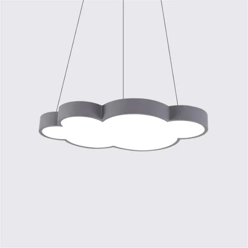 Miniatura 8 de Luces colgantes LED modernas regulables en forma de nube, NIUYAO Kids Room Metal 1 lámpara colgante en acrílico (bombilla incluida)