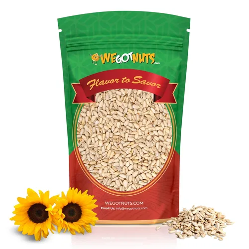 We Got Nuts - Semillas de girasol crudas - Semillas de girasol sin cáscara Kosher de alta calidad - Aperitivo natural y saludable para fitness y