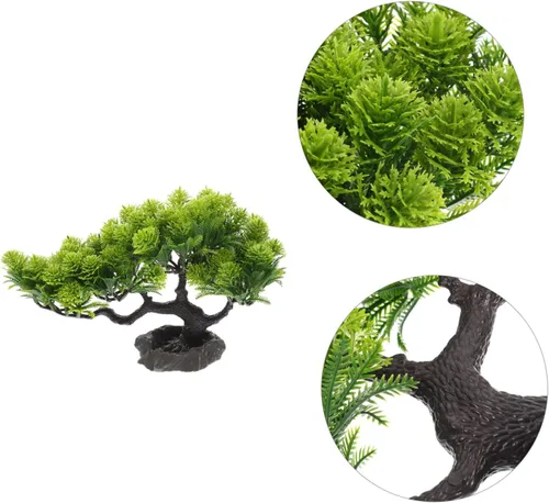 Miniatura 4 de Yardwe Sashimi - Plato decorativo de plantas en maceta, estatua para mascotas, plantas artificiales de árbol bonsái, decoración de mesa, sushi