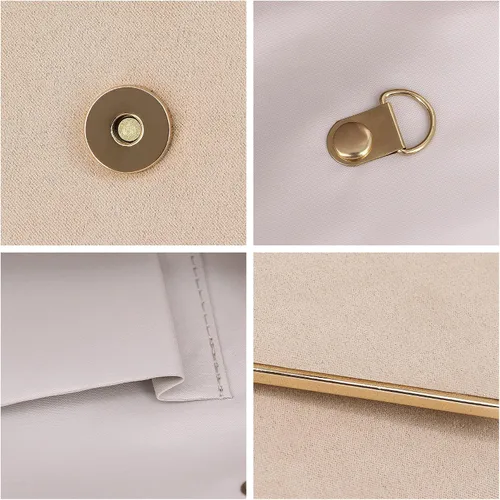 Miniatura 8 de Naimo Flap Dazzling Small Clutch Bag Evening Bag With Detachable Chain
