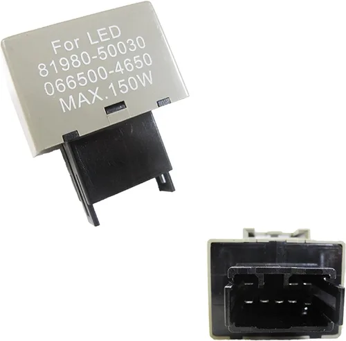 Miniatura 4 de x xotic tech 1 relé electrónico LED intermitente CF12 de 12 V y 2 pines para instalar bombillas LED de señal de giro LED con problemas de hiperflash