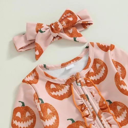 Miniatura 4 de Doisbetthsay Ropa de bebé recién nacida de Halloween, mameluco de manga larga para bebé, traje de Navidad